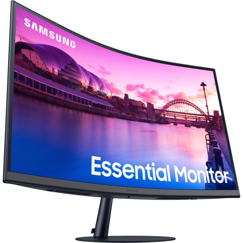 Samsung S27C390EAU - 27" (68.6 cm) Curved VA Monitor - FHD 1920x1080, 75Hz, 4ms, 2xHDMI/DP, 2xSpeakers, Black/Grey