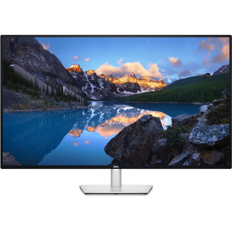 Dell UltraSharp U4323QE - 43" 4K UHD IPS Monitor - USB-C 90W PD, 2xDP1.4, 2xHDMI2.1, 60Hz, 5ms, Silver
