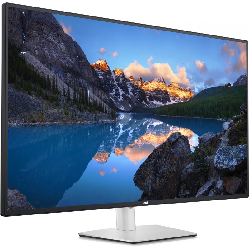 Dell UltraSharp U4323QE - 43" 4K UHD IPS Monitor - USB-C 90W PD, 2xDP1.4, 2xHDMI2.1, 60Hz, 5ms, Silver