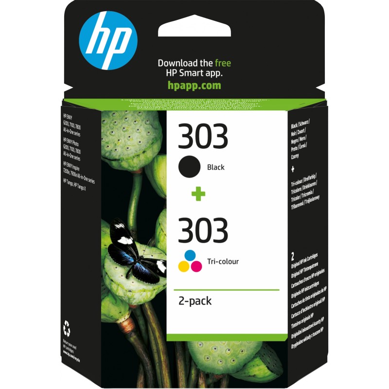 HP 303 Original Ink Multipack - 3YM92AE - Black + Cyan/Magenta/Yellow, Standard Yield — Buy in Cyprus with Fast Delivery