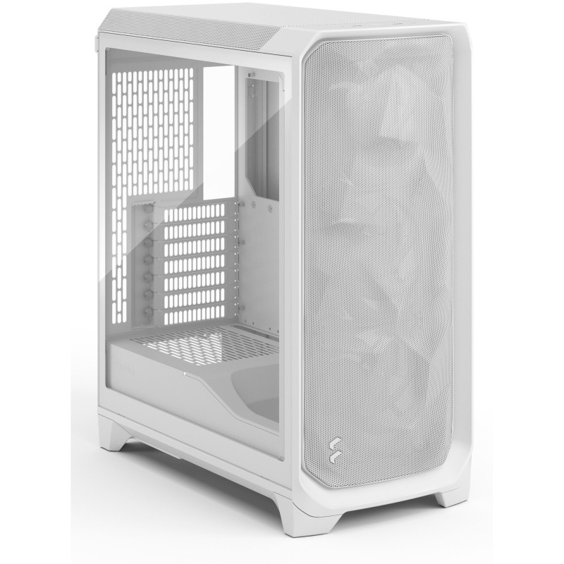 Fractal Design Meshify 3 White TG - Mid Tower ATX/E-ATX Case, Tempered Glass, 3x140mm Fans — Buy in Cyprus with Fast Delivery