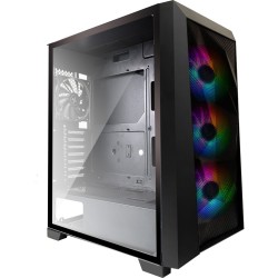 Xilence Breeze X712.RGB - XG131 - Mid-Tower Gaming PC Case, Black, Tempered Glass, Steel/ABS, RGB