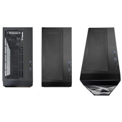 Xilence Breeze X712.RGB - XG131 - Mid-Tower Gaming PC Case, Black, Tempered Glass, Steel/ABS, RGB