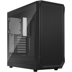 Fractal Design Focus 2 - Black Tempered Glass Mid-Tower PC Case (ATX/mATX/Mini-ITX) — Buy in Cyprus with Fast Delivery