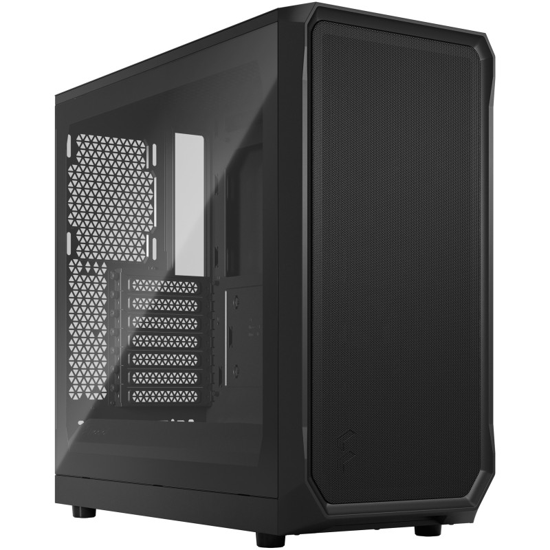Fractal Design Focus 2 - Black Tempered Glass Mid-Tower PC Case (ATX/mATX/Mini-ITX) — Buy in Cyprus with Fast Delivery