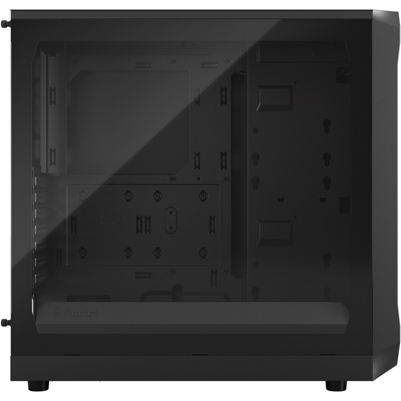Fractal Design Focus 2 - Black Tempered Glass Mid-Tower PC Case (ATX/mATX/Mini-ITX) — Buy in Cyprus with Fast Delivery