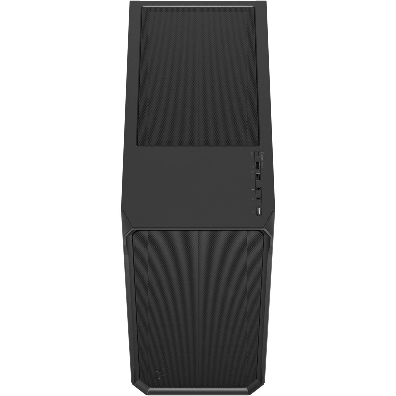 Fractal Design Focus 2 - Black Tempered Glass Mid-Tower PC Case (ATX/mATX/Mini-ITX) — Buy in Cyprus with Fast Delivery