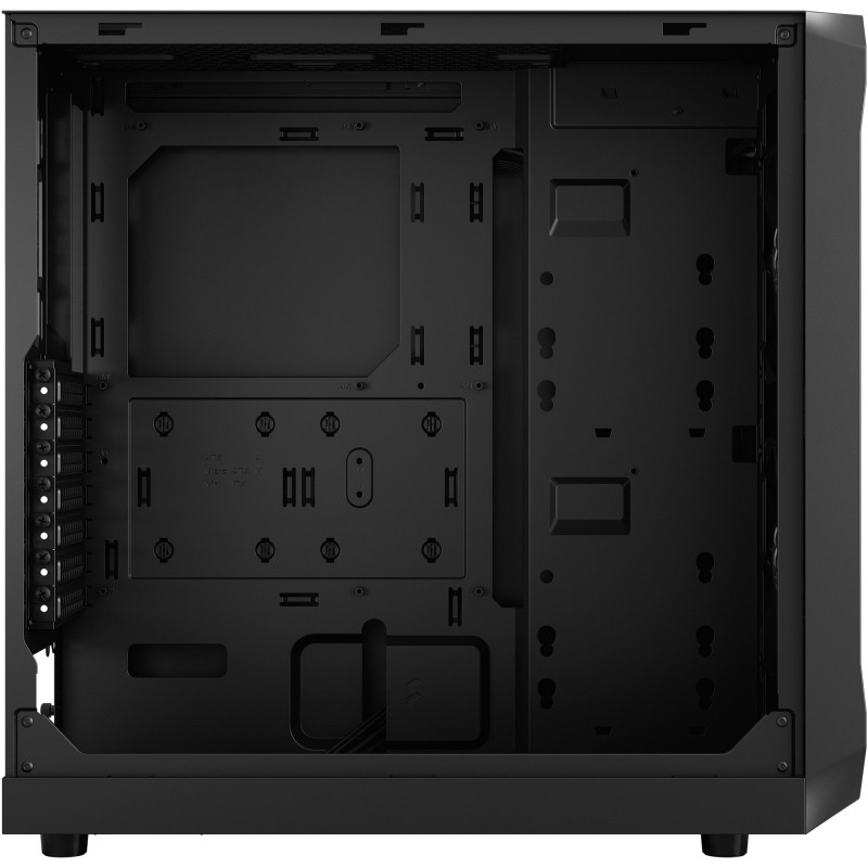 Fractal Design Focus 2 - Black Tempered Glass Mid-Tower PC Case (ATX/mATX/Mini-ITX) — Buy in Cyprus with Fast Delivery