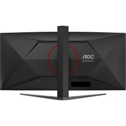 AOC CU34G4 - 34-inch (86.4 cm) Curved UWQHD 3440x1440, 180Hz, Fast VA, 1ms GTG, HDMI 2.0 & DP1.4, Black/Red