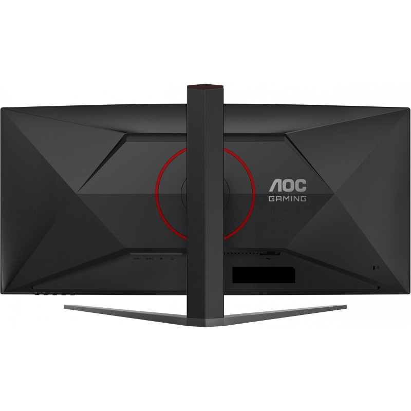 AOC CU34G4 - 34-inch (86.4 cm) Curved UWQHD 3440x1440, 180Hz, Fast VA, 1ms GTG, HDMI 2.0 & DP1.4, Black/Red