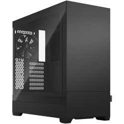 Fractal Design Pop Silent - Black - Mid-Tower ATX/mATX/Mini-ITX, Tempered Glass Window, Steel Chassis