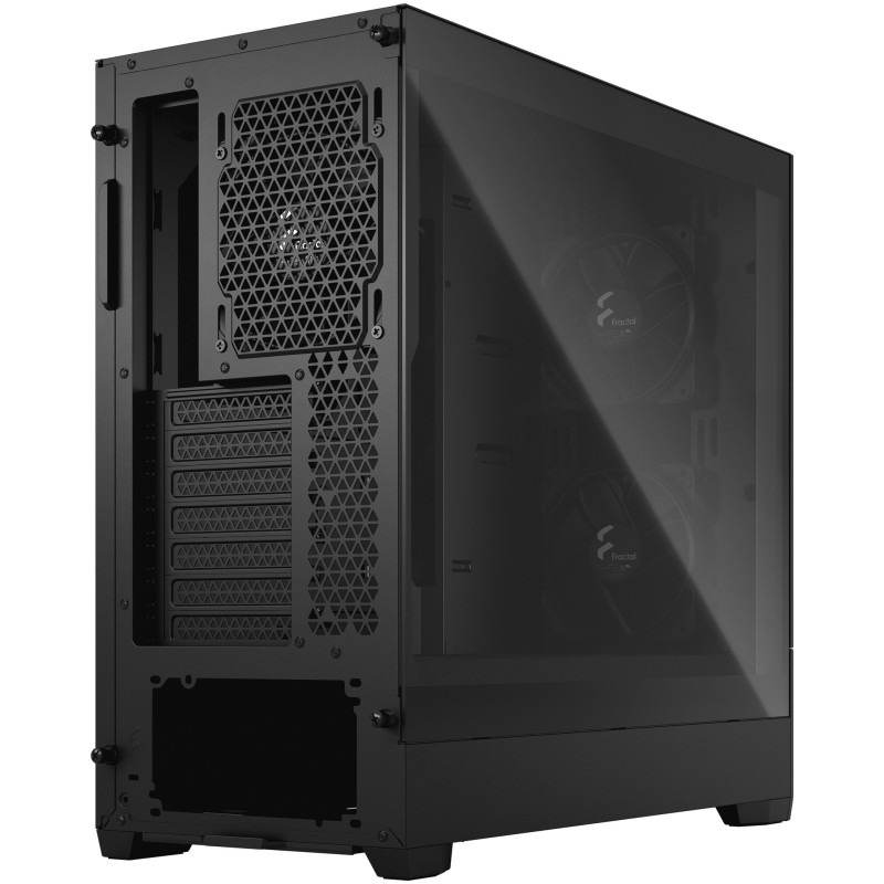 Fractal Design Pop Silent - Black - Mid-Tower ATX/mATX/Mini-ITX, Tempered Glass Window, Steel Chassis
