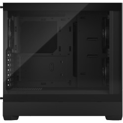 Fractal Design Pop Silent - Black - Mid-Tower ATX/mATX/Mini-ITX, Tempered Glass Window, Steel Chassis