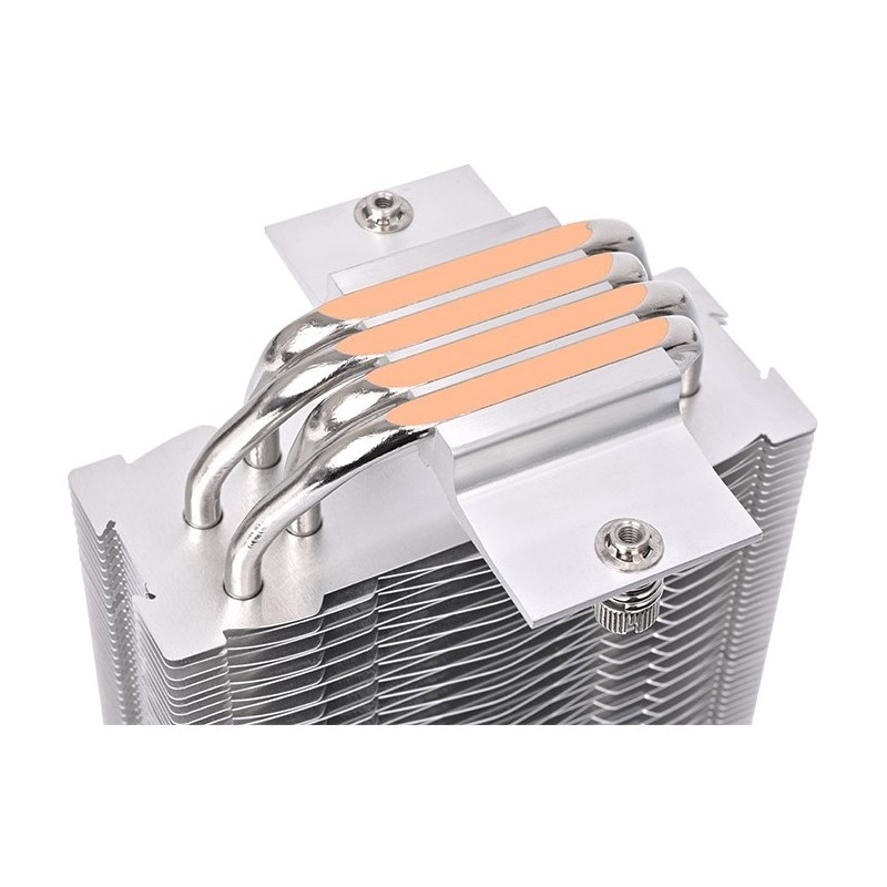 Thermaltake UX400 - 120mm CPU Air Cooler - Black/Silver, 4x Heatpipes, 120mm PWM Fan, 240W TDP