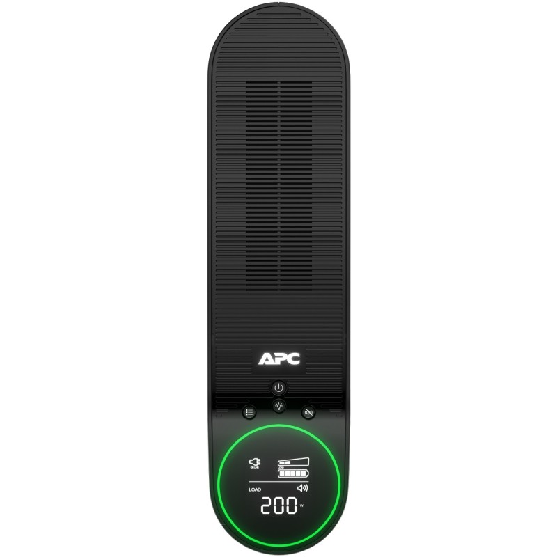 APC Back-UPS Pro 2200VA BGM2200B-GR - 1320W, 6 outlets (4 Schuko + 2 IEC C13), Black, LCD & RGB lighting