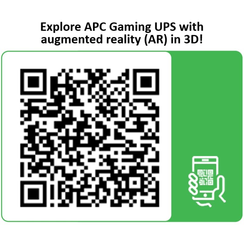 APC Back-UPS Pro 2200VA BGM2200B-GR - 1320W, 6 outlets (4 Schuko + 2 IEC C13), Black, LCD & RGB lighting