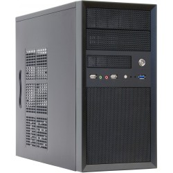 Chieftec CT-01B-OP - Mini Mesh Micro-ATX Tower, Black SECC Steel, Front Mesh Panel — Buy in Cyprus with Fast Delivery