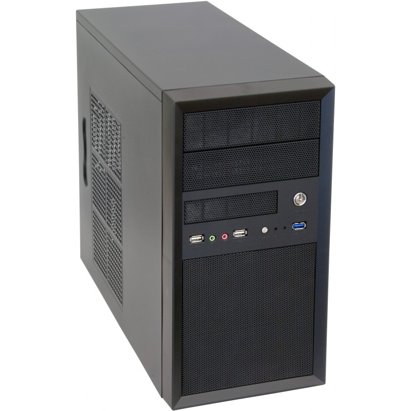Chieftec CT-01B-OP - Mini Mesh Micro-ATX Tower, Black SECC Steel, Front Mesh Panel — Buy in Cyprus with Fast Delivery