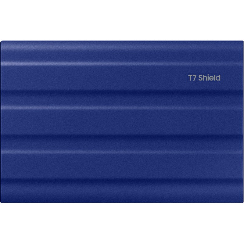 Samsung Portable SSD T7 Shield - MU-PE2T0R - 2TB Blue, USB-C, USB 3.2 Gen2, 1050MB/s, Rugged Rubber