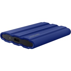Samsung Portable SSD T7 Shield - MU-PE2T0R - 2TB Blue, USB-C, USB 3.2 Gen2, 1050MB/s, Rugged Rubber