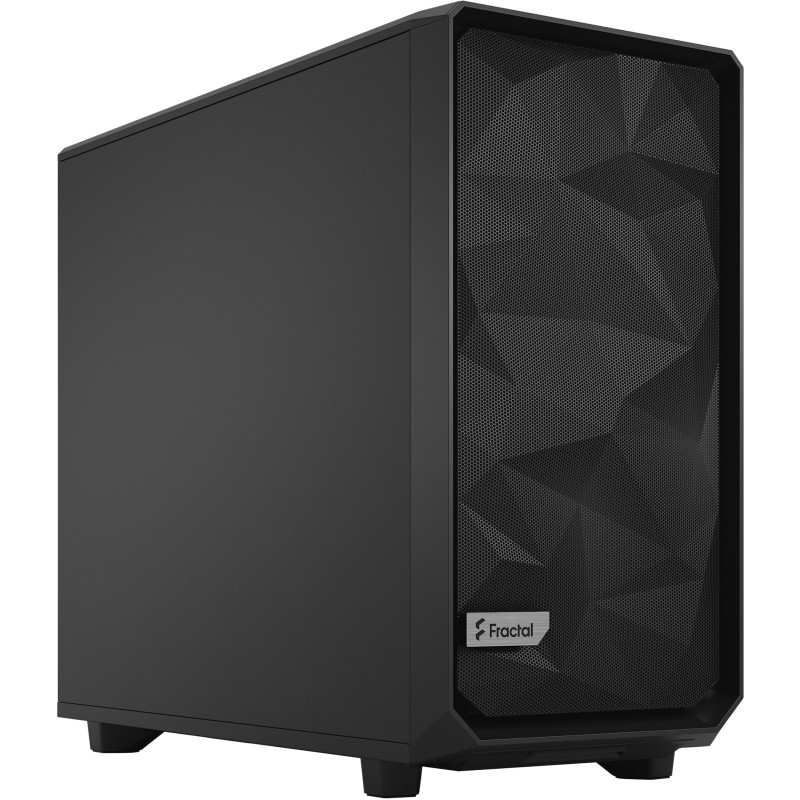 Fractal Design Meshify 2 - Mid Tower ATX/E-ATX Case - Black, 3x Fans, USB-C, 315mm GPU, 185mm CPU Cooler