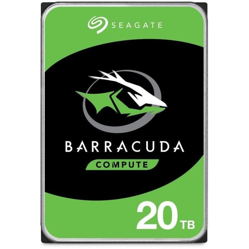 Seagate Barracuda 20TB - Desktop HDD - 7200 RPM, 512MB Cache, SATA III 6Gb/s, 3.5-inch — Buy in Cyprus with Fast Delivery