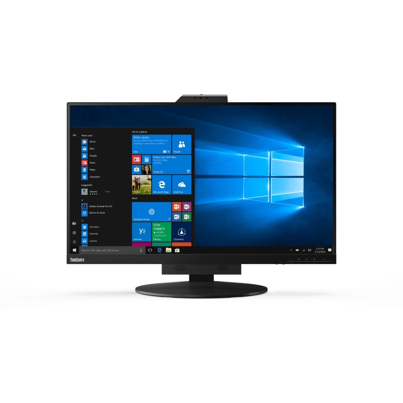 Lenovo Tiny-in-One 27 - 11JHRAT1EU - 27-inch QHD (2560x1440) IPS, 75Hz, 4ms, Pivot/Height, USB 3.2 Hub, Speakers, Black