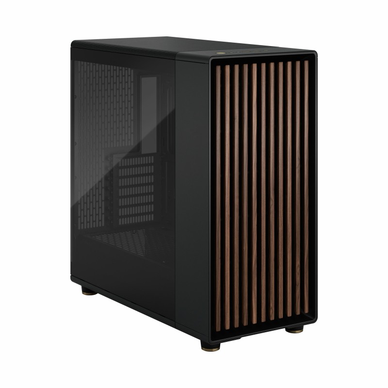 Fractal Design North XL - Mid Tower PC Case - Charcoal Black, Tempered Glass & Wood, E-ATX/ATX Compatible