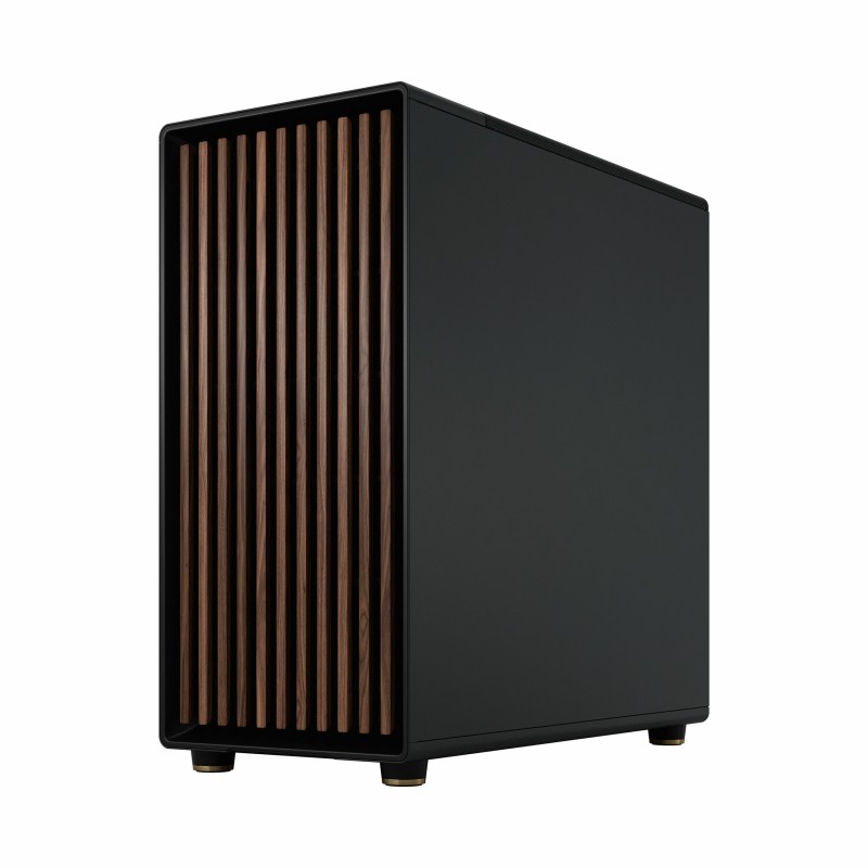 Fractal Design North XL - Mid Tower PC Case - Charcoal Black, Tempered Glass & Wood, E-ATX/ATX Compatible
