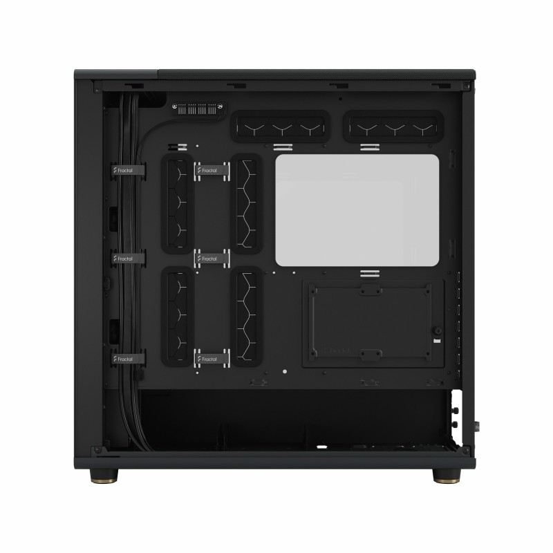 Fractal Design North XL - Mid Tower PC Case - Charcoal Black, Tempered Glass & Wood, E-ATX/ATX Compatible