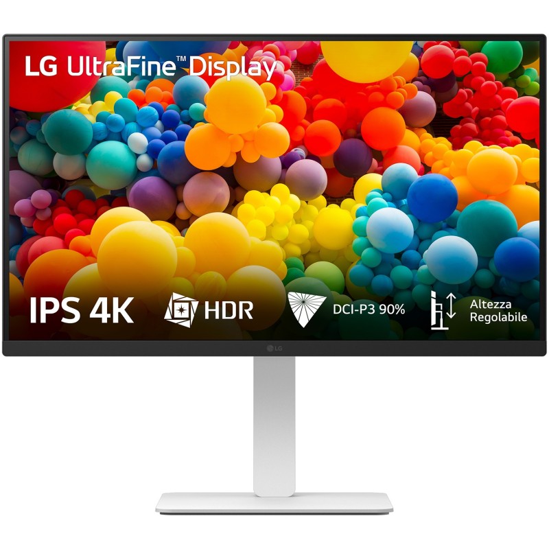 LG 27US550-W - 27-inch 4K UHD IPS Monitor, HDR10, 60Hz, 5ms — White — Buy in Cyprus with Fast Delivery