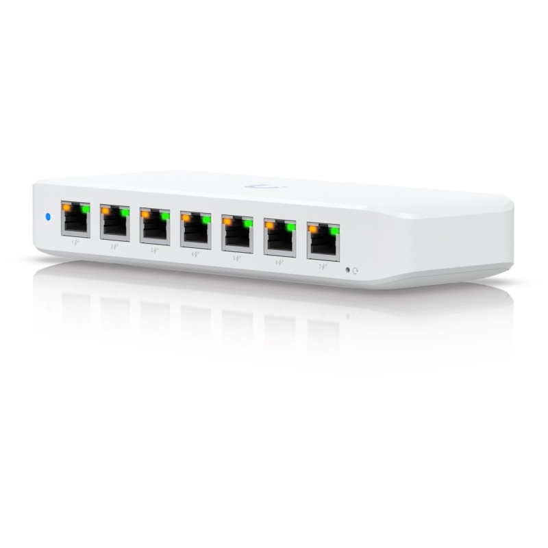 Ubiquiti UniFi USW-Ultra - 8-Port Gigabit L2 Managed Switch, 7x PoE (42W Budget) - White — Buy in Cyprus with Fast Delivery