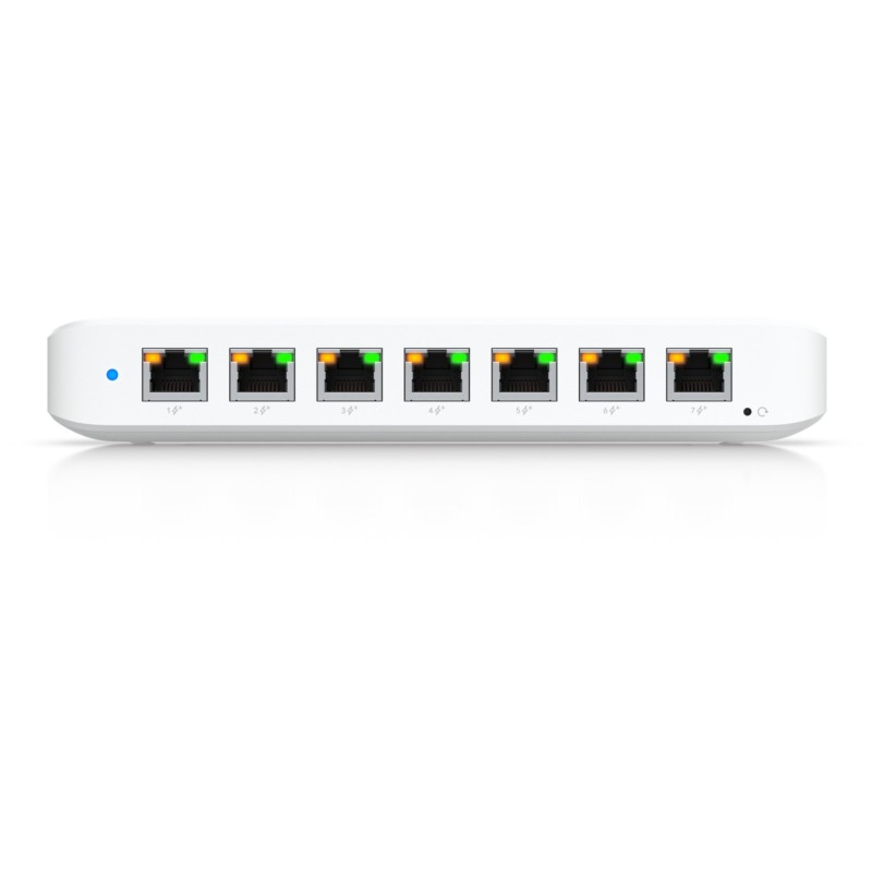 Ubiquiti UniFi USW-Ultra - 8-Port Gigabit L2 Managed Switch, 7x PoE (42W Budget) - White — Buy in Cyprus with Fast Delivery