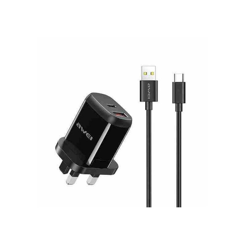 Smartphone Charger Adapter Awei PD1 20W - Official distributor b2b Armenius
