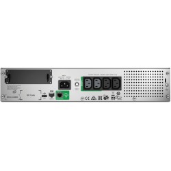 APC Smart-UPS - SMT750RMI2UC - 750VA/500W Line-Interactive Rack 2U, Pure Sine, Black, 4×C13, USB, SmartConnect