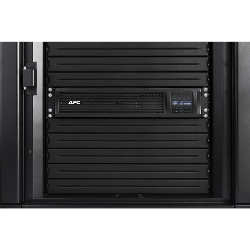 APC Smart-UPS - SMT750RMI2UC - 750VA/500W Line-Interactive Rack 2U, Pure Sine, Black, 4×C13, USB, SmartConnect