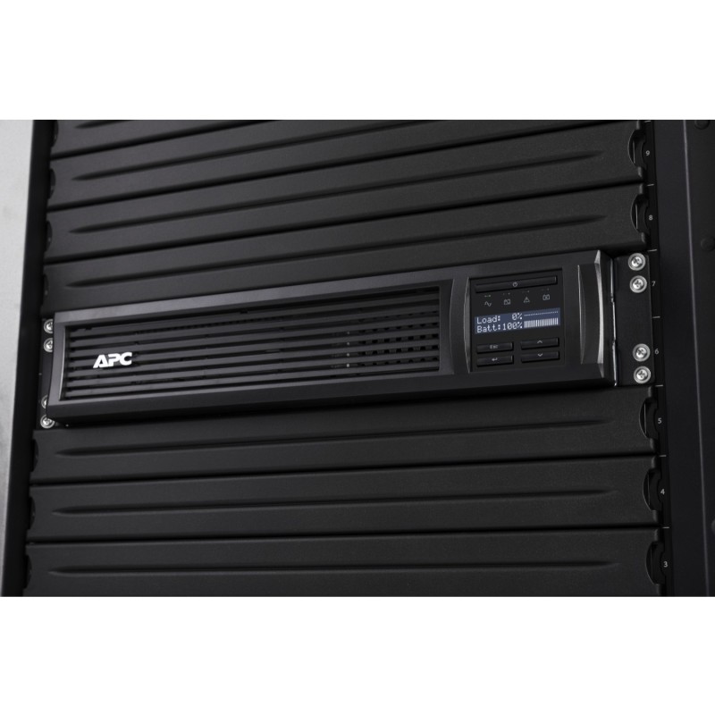 APC Smart-UPS - SMT750RMI2UC - 750VA/500W Line-Interactive Rack 2U, Pure Sine, Black, 4×C13, USB, SmartConnect