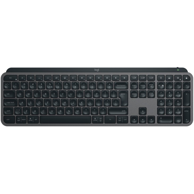 Logitech MX Keys Combo for Business - Graphite - Wireless RF & Bluetooth, Full-Size Backlit Keyboard + Mouse