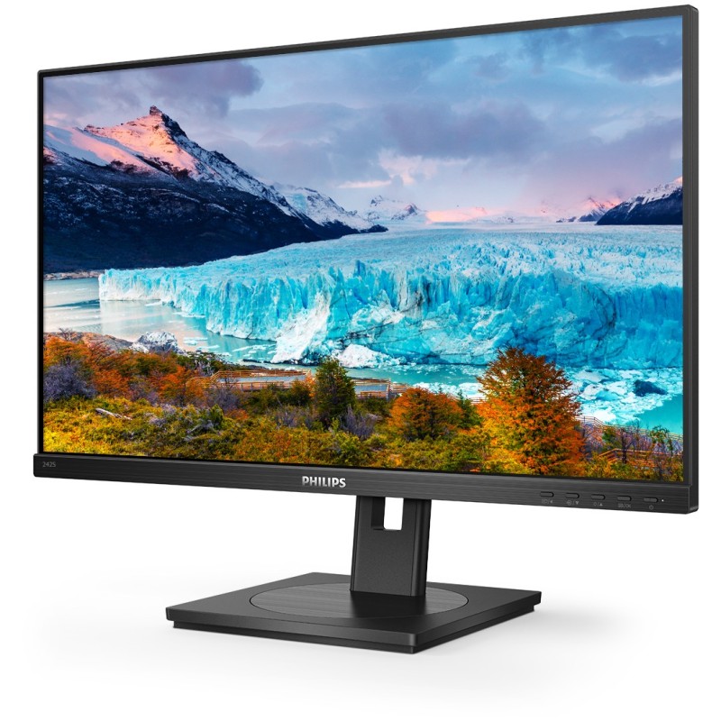Philips S-Line 242S1AE - 23.8in FHD IPS Monitor, 1920x1080, 75Hz, 4ms, DP1.2/HDMI1.4, VESA 100x100, Black