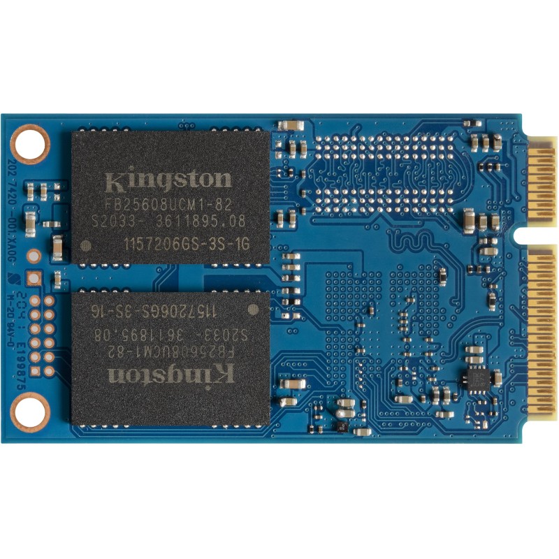 Kingston KC600 - 512GB mSATA SSD - SATA III 6Gb/s, 3D TLC, AES-256 HW Encryption, 550/520 MB/s