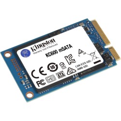 Kingston KC600 - 512GB mSATA SSD - SATA III 6Gb/s, 3D TLC, AES-256 HW Encryption, 550/520 MB/s