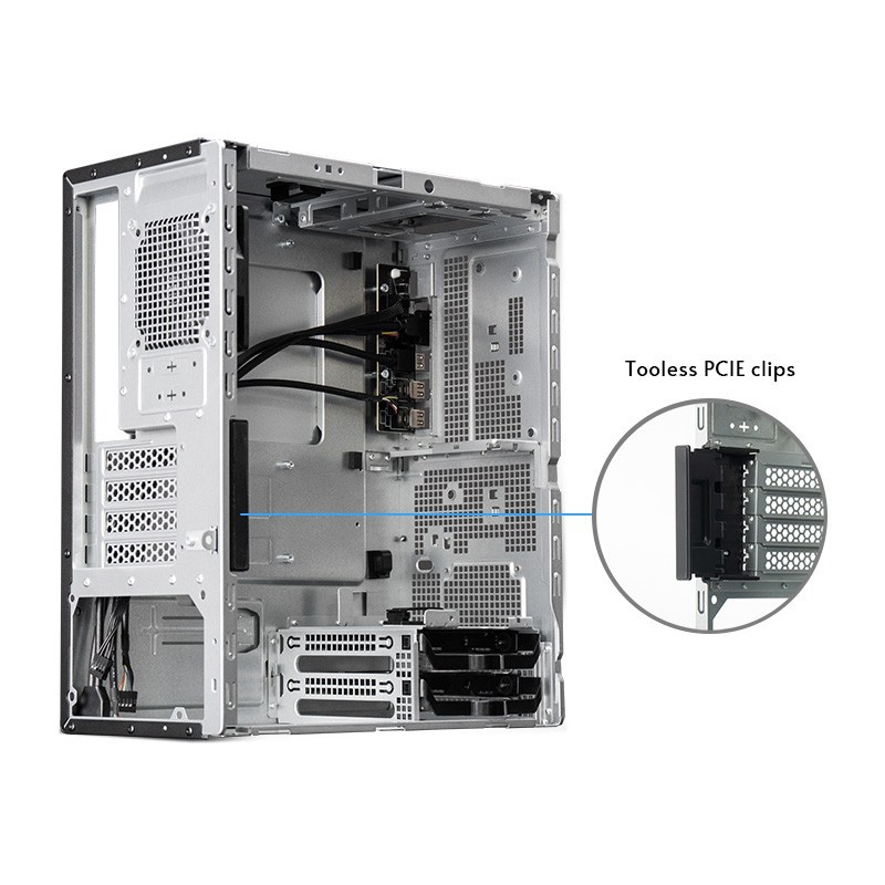 Chieftec Gamer UNI Series Midi Tower - BS-20B-OP - Black, microATX/Mini-ITX, USB-C Gen2 — Buy in Cyprus with Fast Delivery