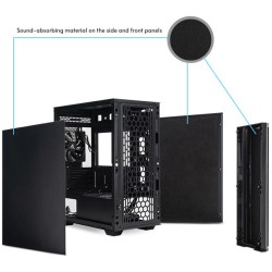 Chieftec Vita AZ-01B-OP - Mini-Tower Micro-ATX/Mini-ITX Case, Black, USB-C, 330mm GPU, 165mm CPU Cooler