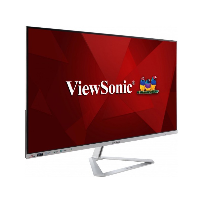 ViewSonic VX3276-2K-MHD-2 - 32in QHD (2560x1440) IPS Monitor, 75Hz, 4ms, Silver — Buy in Cyprus with Fast Delivery