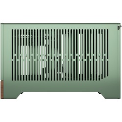 Fractal Design Terra Jade - Mini-ITX SFF PC Case - Green, Aluminium & Walnut Accents — Buy in Cyprus with Fast Delivery