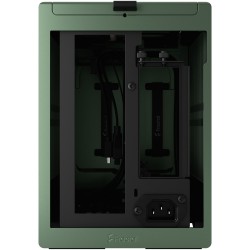 Fractal Design Terra Jade - Mini-ITX SFF PC Case - Green, Aluminium & Walnut Accents — Buy in Cyprus with Fast Delivery