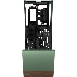 Fractal Design Terra Jade - Mini-ITX SFF PC Case - Green, Aluminium & Walnut Accents — Buy in Cyprus with Fast Delivery