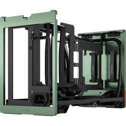 Fractal Design Terra Jade - Mini-ITX SFF PC Case - Green, Aluminium & Walnut Accents — Buy in Cyprus with Fast Delivery
