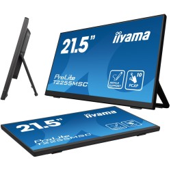 iiyama ProLite T2255MSC-B1 - 21.5in FHD Touch IPS Monitor, 1920x1080, PCAP 10pt, HDMI/DP, Black