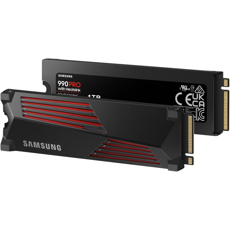 Samsung 990 PRO - 1TB M.2 2280 NVMe PCIe Gen4 x4 SSD with Heatsink - Retail — Buy in Cyprus with Fast Delivery